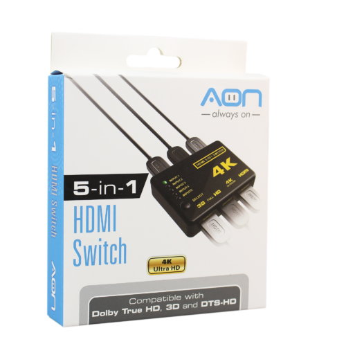 HDMI Switch Box 5 in 1