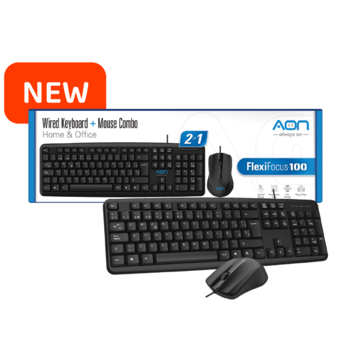 Wired Keyboard + Mouse Combo